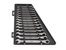 15 pc Maxbite Ratchet Metric Combination Spanner Set - 1 pc