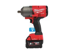 M18 FUEL™ slagmoersleutel 1/2″ high trq ONE-KEY™ met verende borgpen, 2 x 5,0 Ah