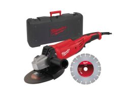 Haakse slijpmachine + diamantset AG 22-230 Diamantset