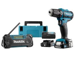 10,8 V Combiset boren én naar muziek luisteren