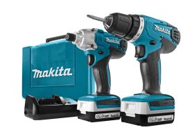 14,4 V Combiset boren en schroeven