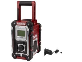 Authentic Red Bouwradio FM/AM Bluetooth