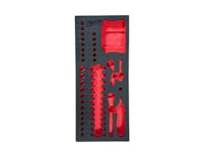 Replacement 1/4" Ratchet and Bit Socket Set Foam Insert - 76pc