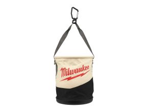 Textile Utility Bucket with Pockets