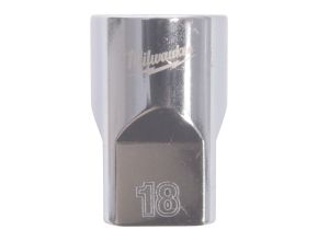 1/2'' Drive Metric Standard 12-Point Socket - 18mm