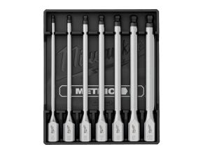 7 pc 3/8'' Drive Metric Hex Long Ball End Bit Socket Set