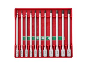 11 pc 1/4'' and 3/8'' Drive Torx Long Bit Socket Set