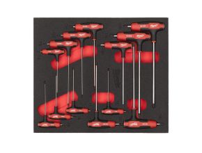 13 pc Torx T-Key Set Foam Insert