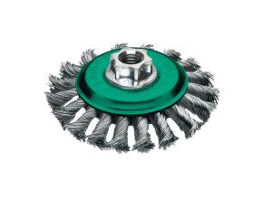 Knot Conical Brush M14 100x12mm Stainless Steel 0.5mm - 1 pc