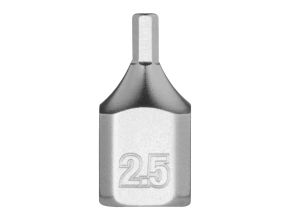 1/4'' Drive 2.5mm Hex Stubby Bit Socket