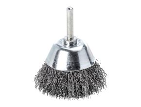 Cup Brush S6 50x20mm Steel Crimped 0.3mm - 3 pc