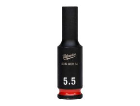 5.5 mm 1/4" impact socket deep - 1 pc