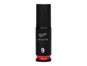 9 mm 1/4" impact socket deep - 1 pc