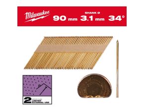 34° D-Head 90 mm / SS / G / SC2 - 2.200 pc